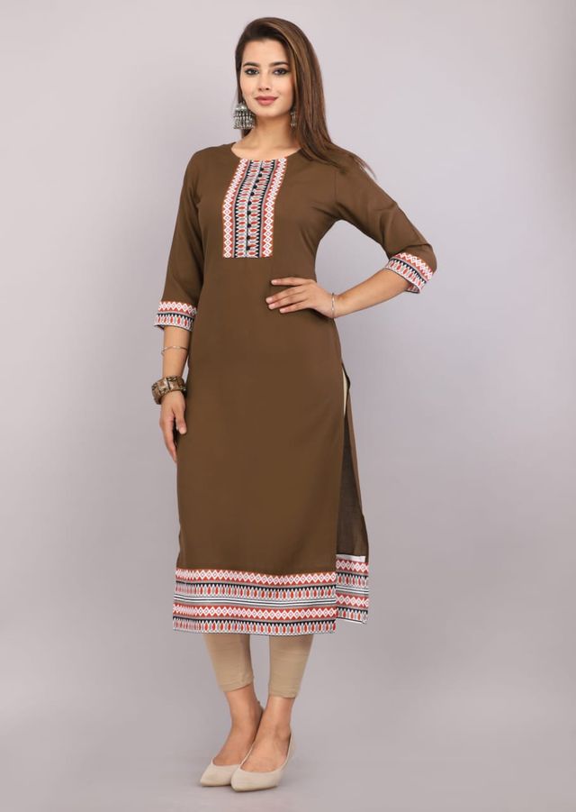 Women's Elegant Daily Wear Ethnic Kurti