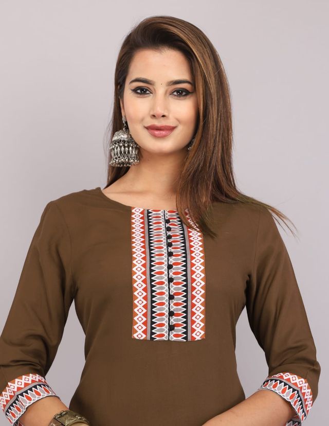 Women's Elegant Daily Wear Ethnic Kurti