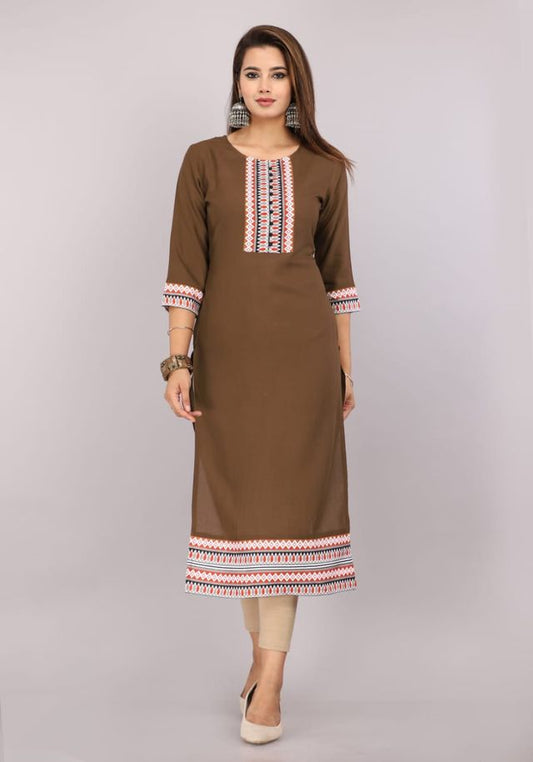 Women's Elegant Daily Wear Ethnic Kurti