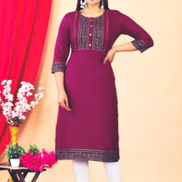 Women's Elegant Daily Wear Ethnic Kurti