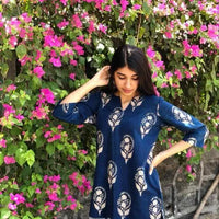 Trendy Fashionable block print Kurtis