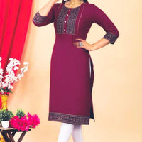Women's Elegant Daily Wear Ethnic Kurti